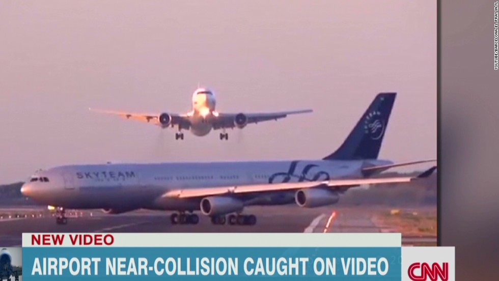 Near Miss at Barcelona Airport