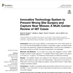 Clinical Experience with StartBox Published in Peer-Reviewed Journal